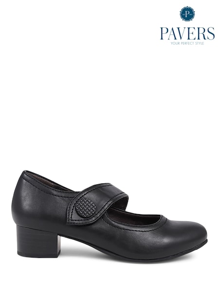 Block-Heeled Mary Janes Shoes (E44107) | €57