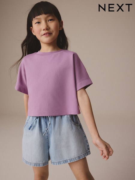 Purple Boxy T-Shirt (3-16yrs) (E44324) | $7 - $12