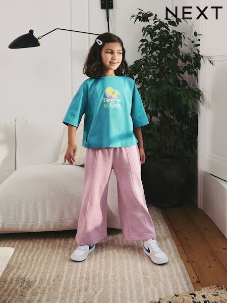 Blue 100% Cotton Graphic Print T-Shirt (3-16yrs) (E44408) | €14 - €21