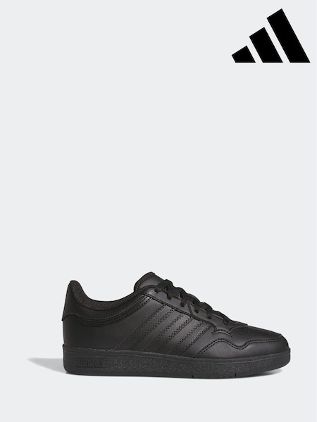 adidas Black Grey Hoops Mid Trainers (E44477) | R$ 295