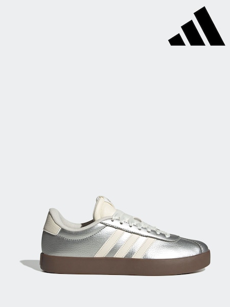 adidas Silver VL Court 3.0 Trainers (E44487) | $154