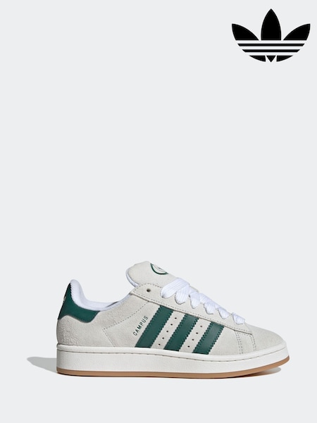 adidas Originals Beige/Green Campus 00s Trainers (E44520) | $157