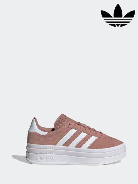 Vaaleanpunainen - Adidas Originals Gazelle Bold Trainers (E44537) | €95