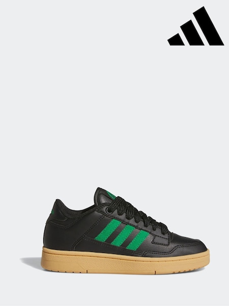 adidas Charcoal Black Rapid Court Trainers (E44581) | AED175