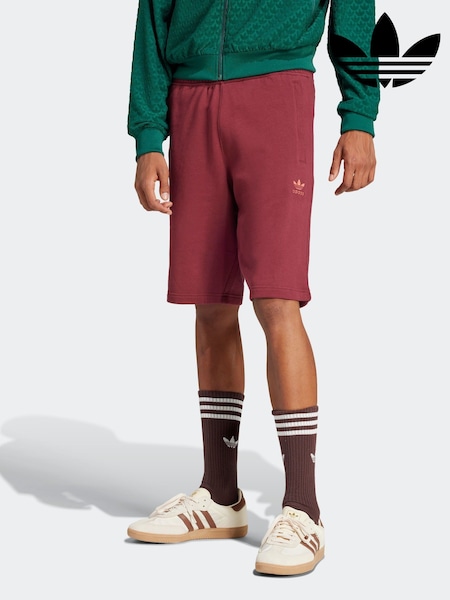 adidas Orignal Red Essentials Trefoil 100% Cotton Shorts (E44680) | €44