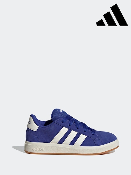 adidas Blue Dark Grand Court 00s Trainers (E44700) | R$ 345