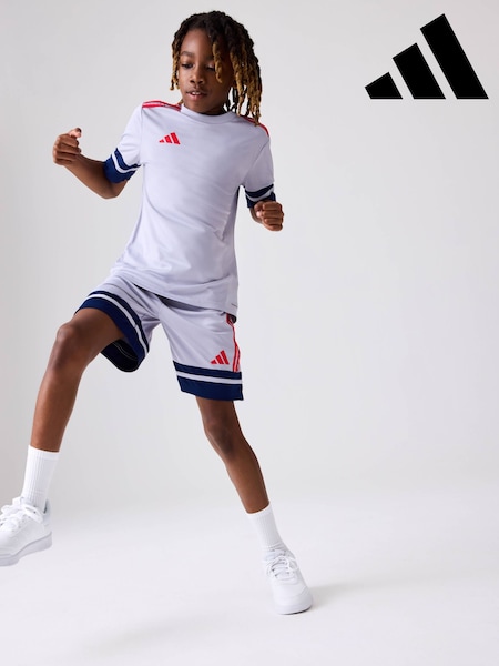 adidas Grey Squadra 25 Shorts (E44766) | AZN 33