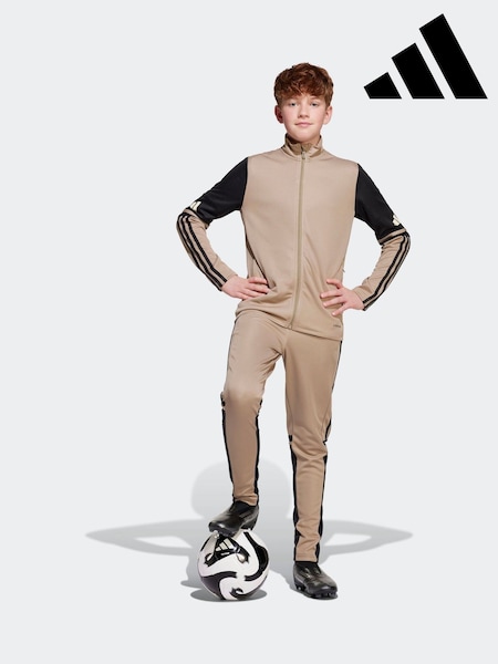 adidas Brown Squadra 25 Zip Up Training Jacket (E44771) | R$ 295