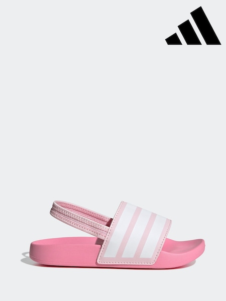 adidas Pink Adilette Estrap Slides (E44930) | R$ 180