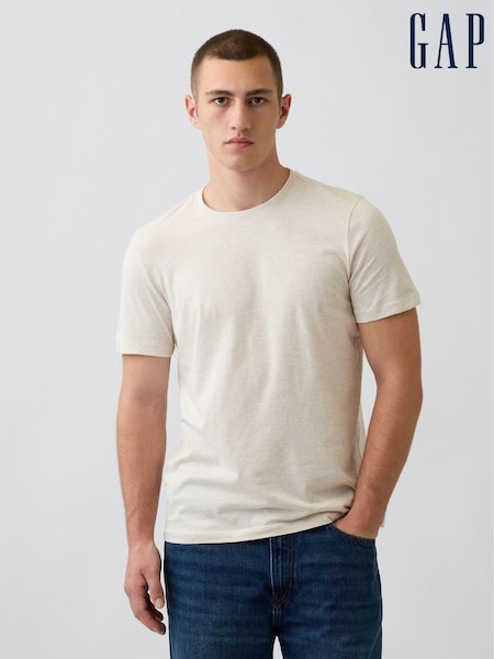 Cream - Regular Gap Classic Short Sleeve T-shirt