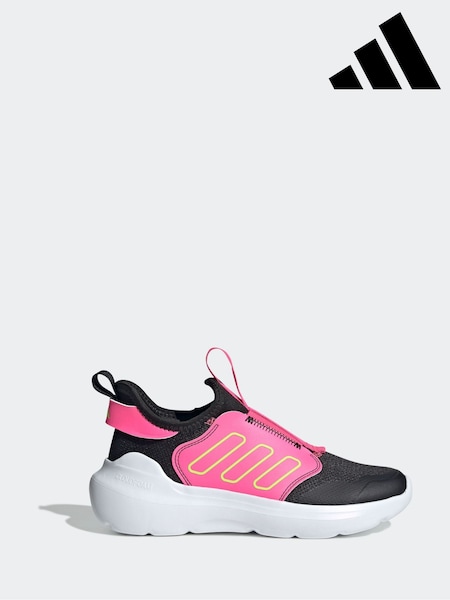 adidas Black/Pink Tensaur Comfort Trainers (E44955) | R$ 325