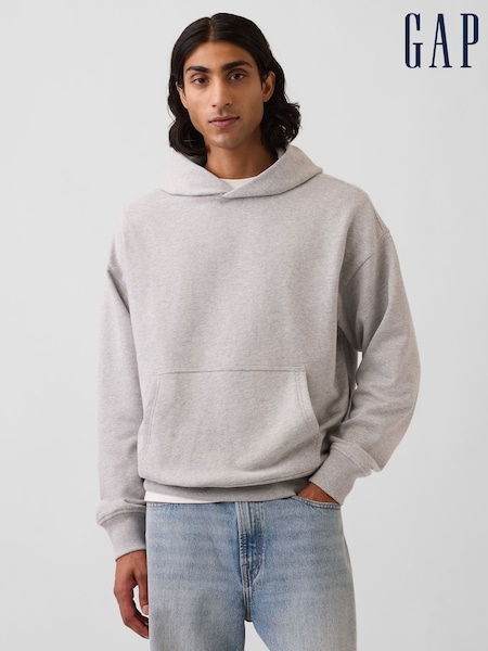 Grau - Regular Gap Heavyweight Oversized Hoodie