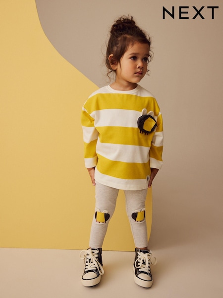 Keltainen mehiläinen - Long Sleeve Bag 100% Cotton T-shirt (3mths-7yrs) (E44974) | €16 - €19