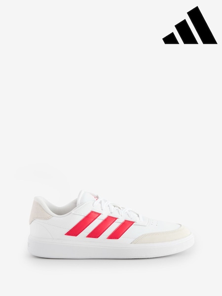 adidas White Courtblock Trainers (E44989) | R$ 545