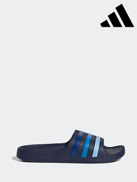 adidas Light Blue Adilette Youth Kids Sliders (E45004) | R$ 130