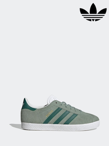 adidas Originals Dark Green Junior Gazelle Trainers (E45015) | €79