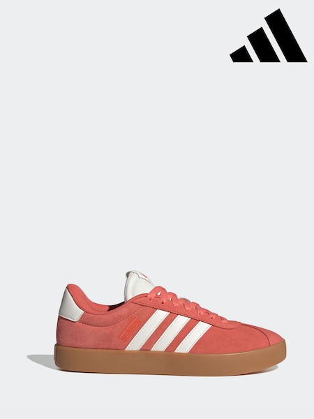 adidas Red Dark VL Court 3.0 Trainers (E45057) | €80
