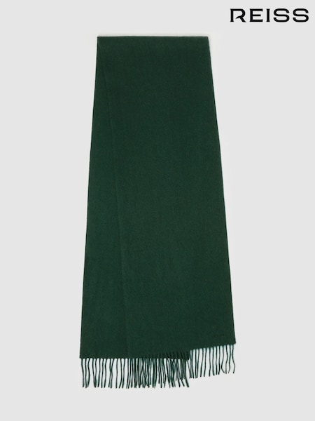 Dunkelgrün - Reiss Picton Wool and Cashmere Scarf (E45195) | 89 €
