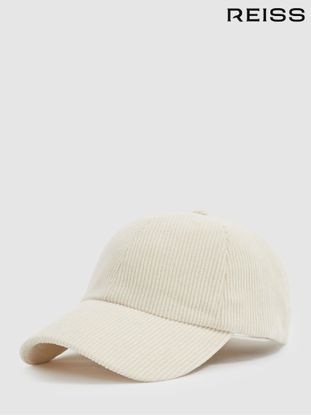 Off White - Reiss Benton Corduroy Baseball Cap (E45198) | 85 €