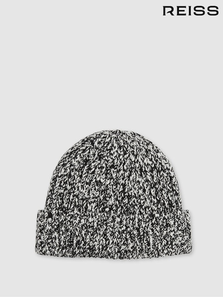 Reiss Vanetta Cotton Wool Ribbed Mouliné Beanie (E45214) | 70 €