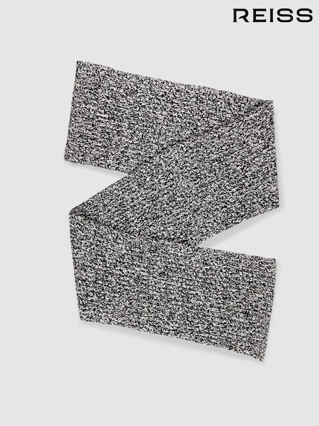 Reiss Kallie Cotton-Wool Ribbed Mouliné Scarf (E45237) | 140 €