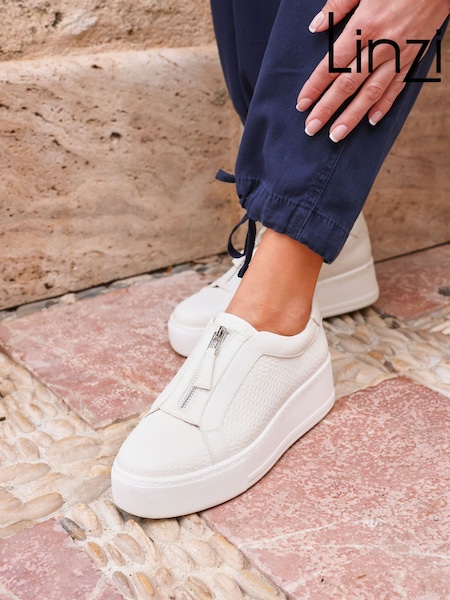 Linzi Piper Platform Trainers With Front Zip Detail (E45310) | € 55