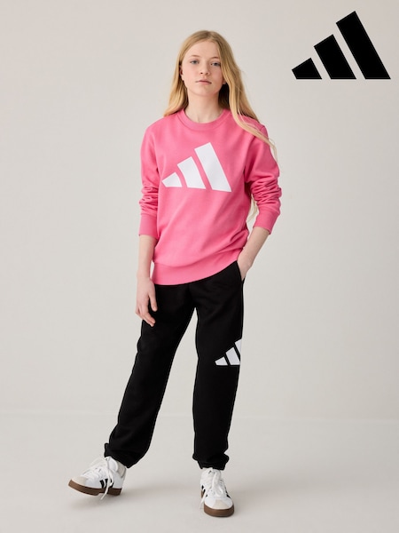 adidas Pink Essentials Large Logo Tracksuit (E45460) | €51