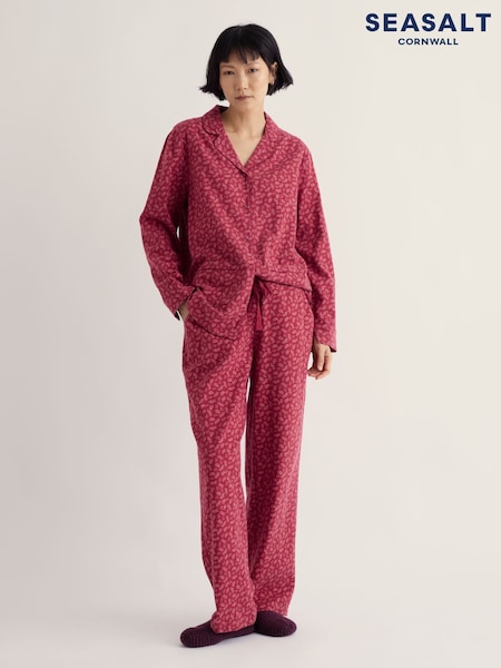 Red - Seasalt Cornwall Song Bird Pyjamas