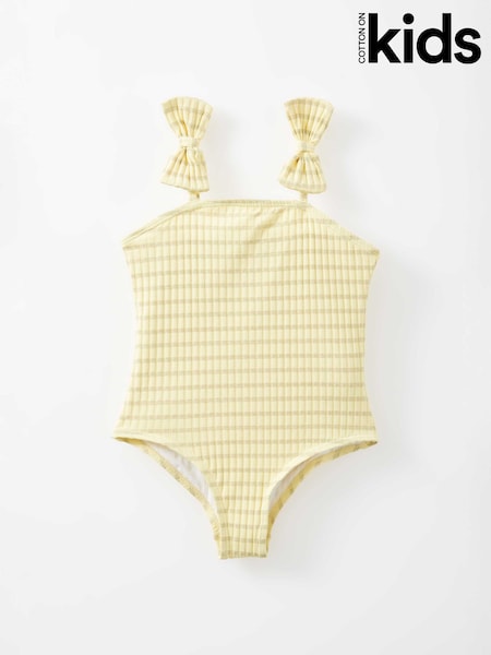 Yellow - Cotton On Bow One-piece Swimsuit