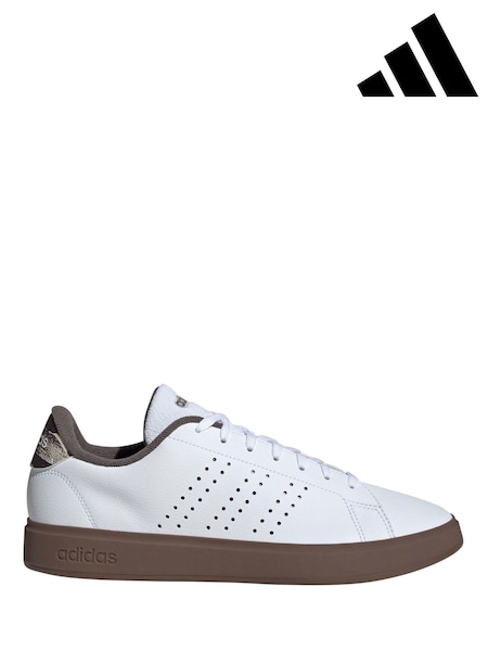 adidas White/Gum Advantage Trainers (E45501) | R$ 690