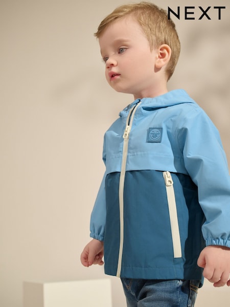 Blue Waterproof Lightweight Anorak Coat (3mths-7yrs) (E45736) | R$ 215 - R$ 255