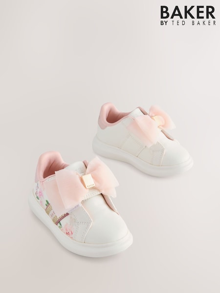 Baker by Ted Baker Girls Branded Tape Chunky Trainers (E45757) | 216 QAR