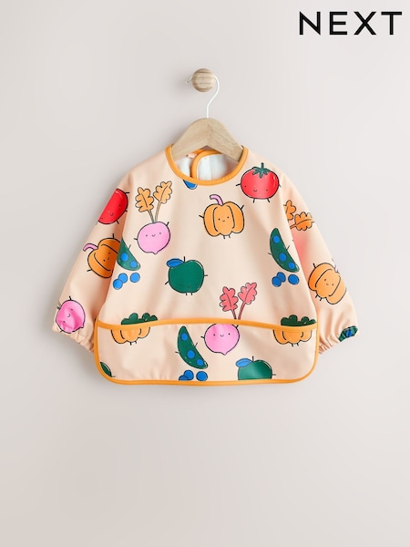 Natural Bright Vegetables Baby Weaning And Feeding Sleeved Bib (E45774) | 1,975 ISK - 2,190 ISK
