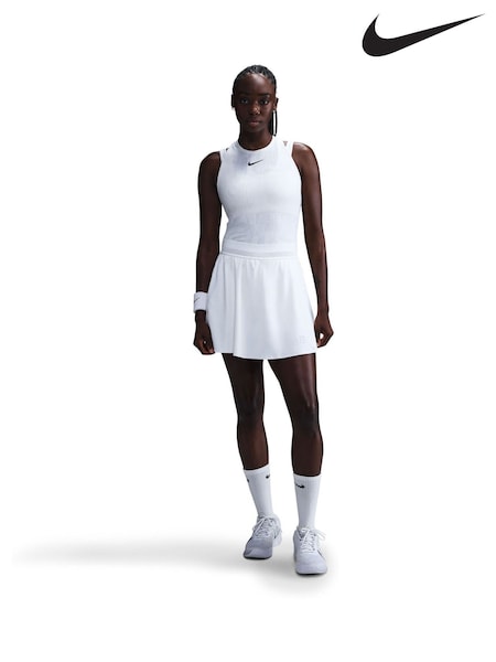 Nike White Dri-FIT Court Ace Advantage Tennis Skirt (E45810) | €92