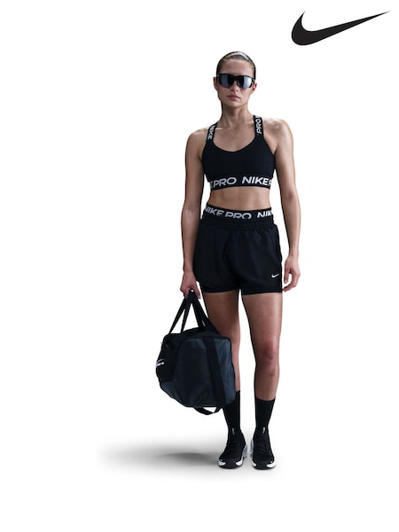 Schwarz - Nike Pro Light Support Non Padded Sports Bra (E45855) | 51 €