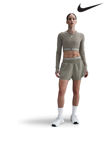 Light Army - Nike Pro Dri-FIT 2-in-1 Shorts (E45924) | 57 €