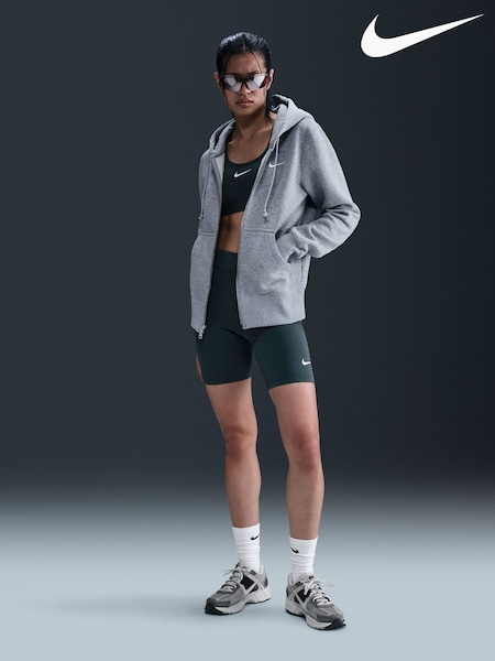 Nike Dark Grey Heather Phoenix Fleece Full Zip Hoodie (E45926) | €92