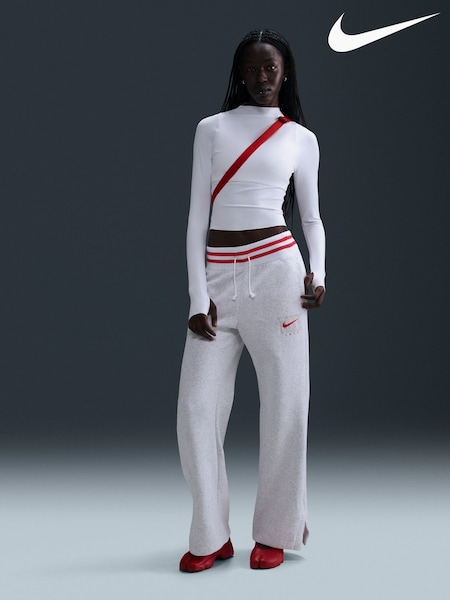 Nike Phoenix Fleece High Waisted Wide Leg Joggers (E45940) | €95
