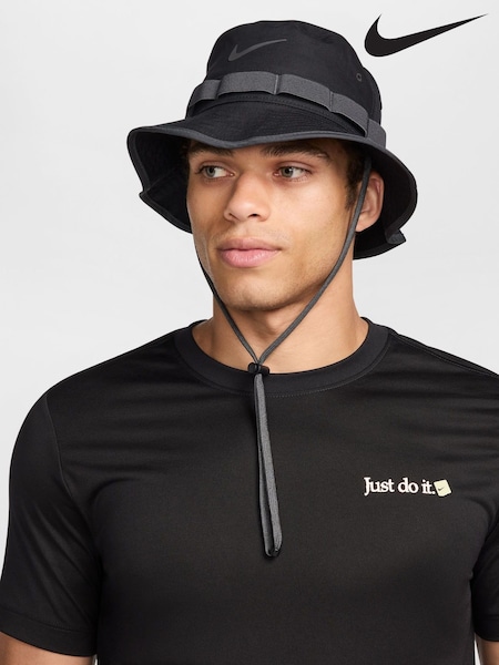 Negro - Nike Dri-fit Apex Bucket Hat (E46029) | 47 €