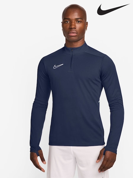 Nike Midnight Navy Academy Dri-FIT Training Drill Top (E46074) | €57