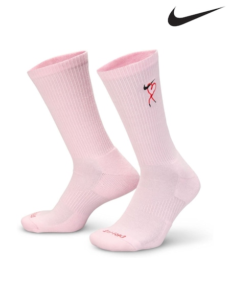 Nike Pink Foam Valentines Socks 1 Pack (E46093) | €17.50