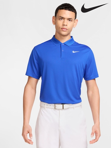 Nike Royal Blue Dri-FIT Victory Golf Polo Shirt (E46170) | €57