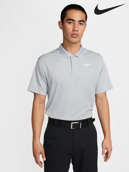Nike Grey Dri-FIT Victory Golf Polo Shirt (E46200) | €57