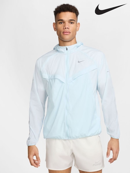 Nike Glacier Blue Dri-FIT Stride Woven Running Jacket (E46224) | €141