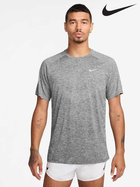 Nike Smoke Grey Dri-FIT Stride Running T-Shirt (E46229) | €57