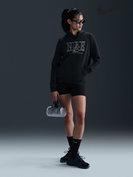 Nike Black Sportwear Club Fleece Graphic Hoodie (E46269) | €83