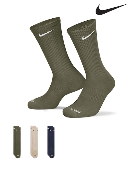Nike Pure Plus Everyday Cushioned Training Crew Socks (E46292) | €21.50