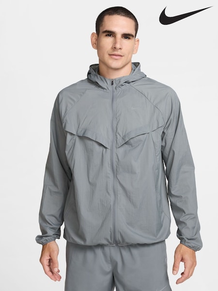 Nike Smoke Grey Dri-FIT Stride Woven Running Jacket (E46295) | €141