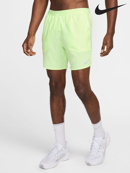 Nike Lime Green Dri-FIT Stride 7 Inch Running Shorts (E46342) | €64