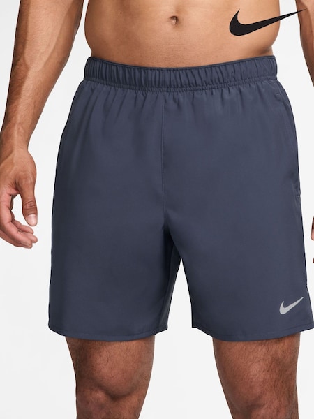 Nike Thunder Blue 7 Inch Challenger Dri-FIT 7 inch Briefs Lined Running Shorts (E46357) | €44